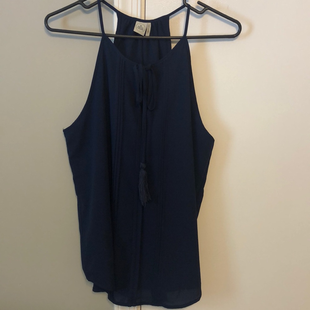 Navy Blouse